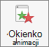 Pokazywanie lub ukrywanie okienka animacji przy użyciu przycisku Okienko animacji na wstążce