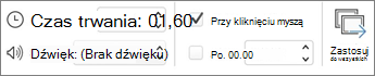 Zrzut ekranu grupy Chronometraż.