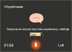 Wskazówki na ekranie od Trenera prezentera