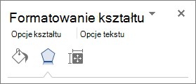 Karta Efekty w okienku Formatowanie kształtu