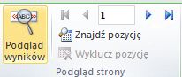 Grupa podglądu wykazu