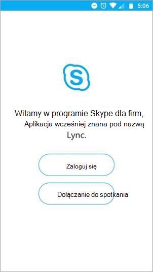 Naciśnij przycisk Dołącz do spotkania