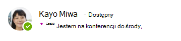 Komunikat o obecności dla aplikacji Kayo