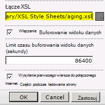 Wklejone łącze do pliku XSL