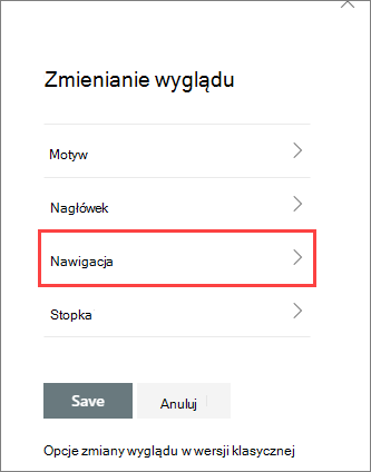 Obraz przedstawiający opcje zmieniania wyglądu w okienku