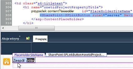Strony wzorcowe programu SharePoint 2010