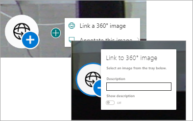 Wybieranie menu Łącze 360