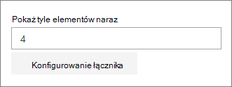 Okienko właściwości łącznika