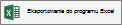 , eksportuj do ikony programu Excel