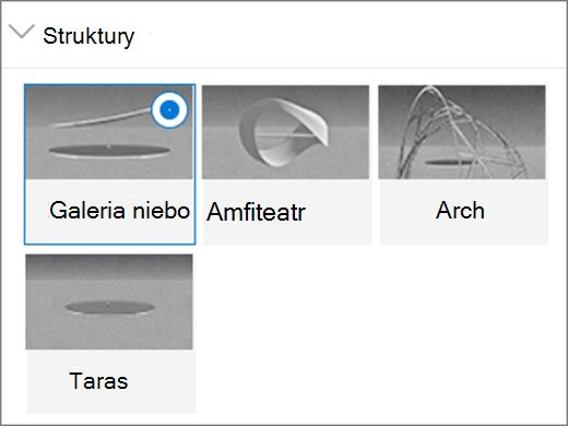 Opcje struktury