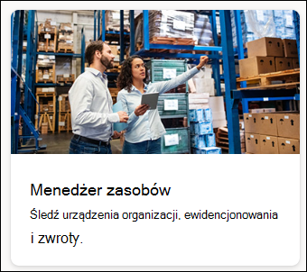 zrzut ekranu przedstawiający szablon menedżera zasobów