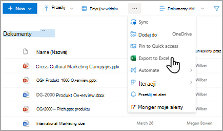 praca ze wszystkimi wersjami zrzutu ekranu programu SharePoint one.png