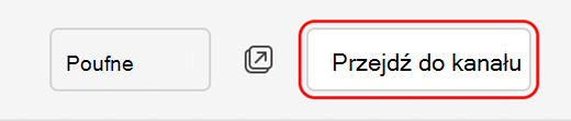 Przechodzenie do kanału