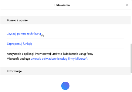 Naciśnij przycisk Uzyskaj pomoc techniczną