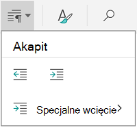 Wcięcia akapitu