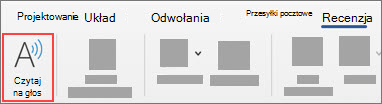 Wybierz pozycję Czytaj na głos