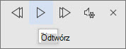 Wybierz pozycję Odtwórz