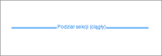 Obraz podziału sekcji