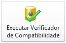 Botão Executar Verificador de Compatibilidade  no Modo de exibição Backstage do Access