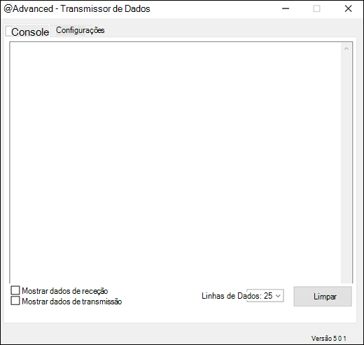 Guia Console de configurações avançadas do Excel Data Streamer