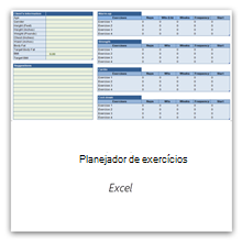 Selecione esta opção para obter o Planejador de Exercícios