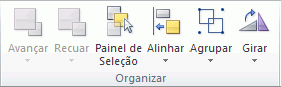 imagem da faixa de opções do excel