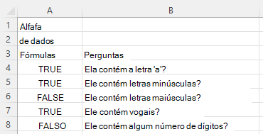 Utilizar REGEXTEXT para responder a várias perguntas sobre a palavra alfalfa