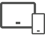 Ícones de telemóvel e tablet