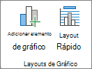 Captura de tela que mostra a faixa de opções do Excel.