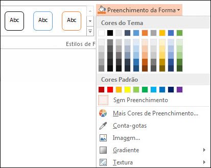 Comando Preenchimento da Forma