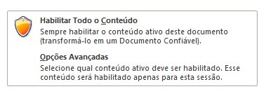 Aviso de Segurança suspenso