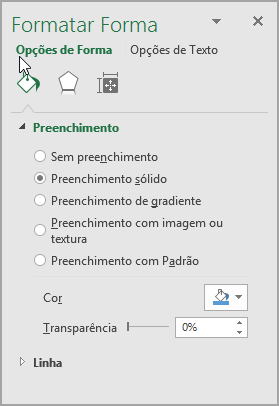 Formatar a forma de SmartArt