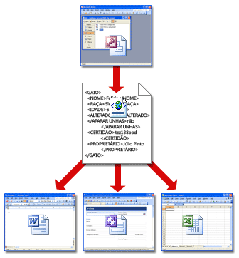 XML usado por outros programas