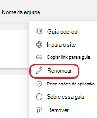 OneNote rename tab