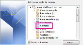 Exportar Contatos