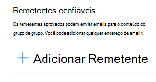 Pode adicionar um endereço de e-mail à lista de remetentes fidedignos.