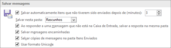 Guardar itens na pasta original