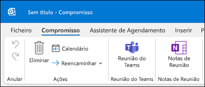 Anotações da Reunião do Outlook
