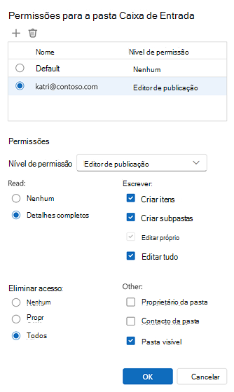 Permissões para pasta