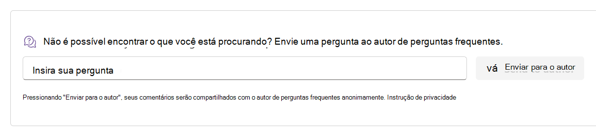 Introduzir pergunta