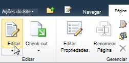 Comando Editar da guia Editar