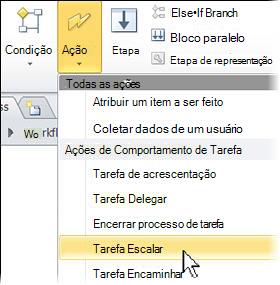 Fluxos de trabalho do SharePoint Designer