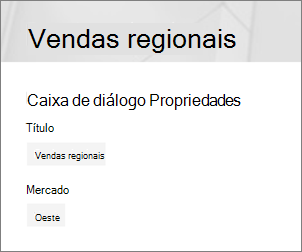 Propriedades da página