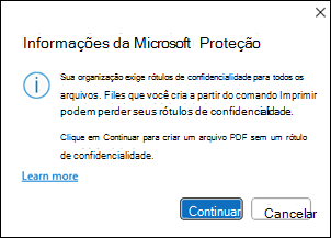 PDF da Proteção de Informações da Microsoft