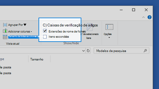 Como habilitar a exibição de extensões de nome de arquivo no Windows