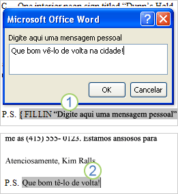 Clique em Mais no Office.com