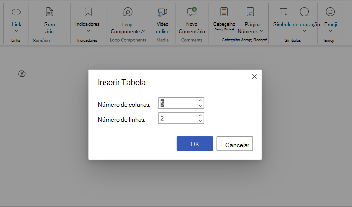 Especificando linhas e colunas