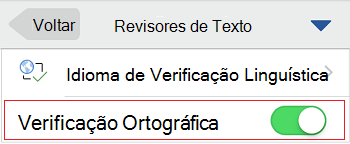 Controle de ortografia