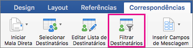 Clique para filtrar a lista de mala direta