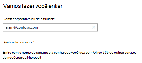 Permite-lhe iniciar sessão no ecrã